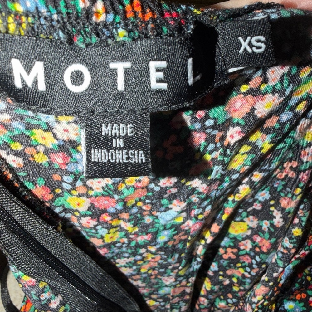 Motel Floral Spaghetti Strap Dress XS - Picture 7 of 7